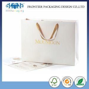 Personalised Gold Hot Stamping Boutique Paper Bags