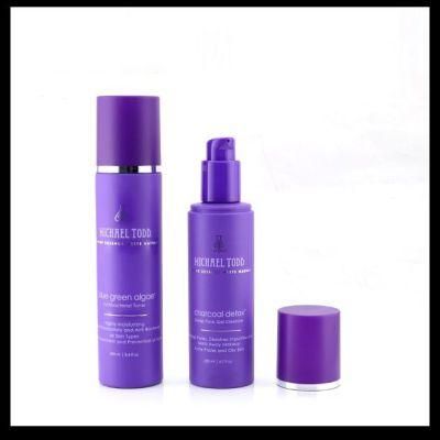 High Quality 120ml Purple Lotion Bottle with Pump