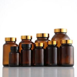 Wholesale Tawny Capsule Glass Bottles Amber Glass Bottles for Medicial