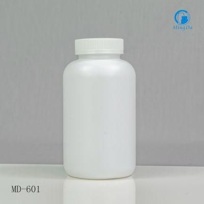 53mm CRC White HDPE 500ml Round Bottle MD-016