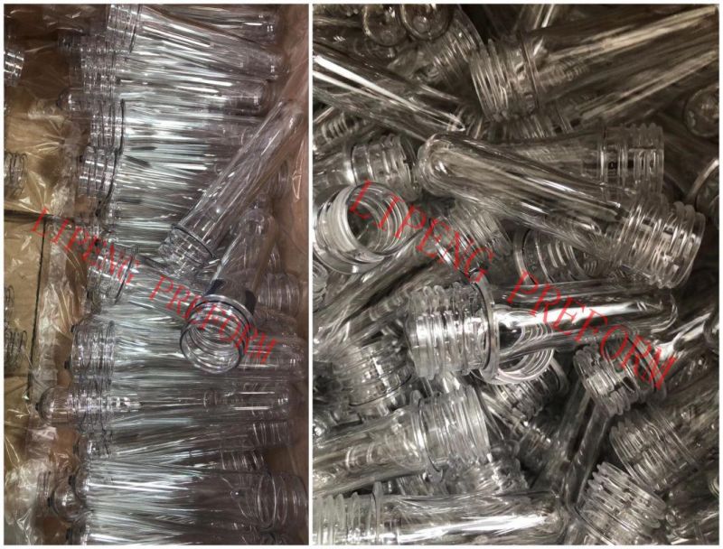 100% Virgin Pet 52mm Clear Preform for Tablet Plastic Bottle