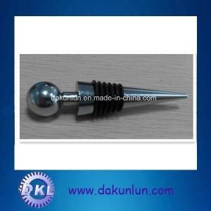 Wine Bottle Stopper with Steel Screw Ball