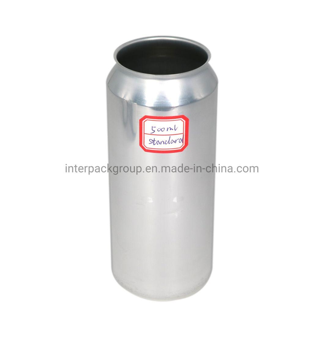 500ml Standard Aluminium Can for Packing Drink Wholesale Aluminum Beer Cans
