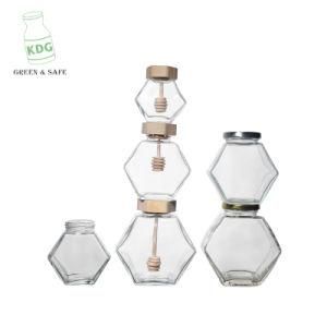 180ml 280ml 380ml Glass Jars Hot Sale Wholesale Customize Cheap Flint Honey Food Glass Jars