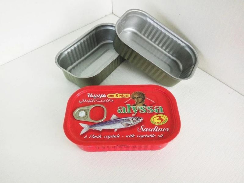 311# Quarter Club Tin Can for 125g Sardine Fish