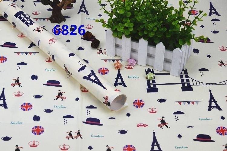Elegant Newspaper Gift Flowers Tissue Wrapping Paper