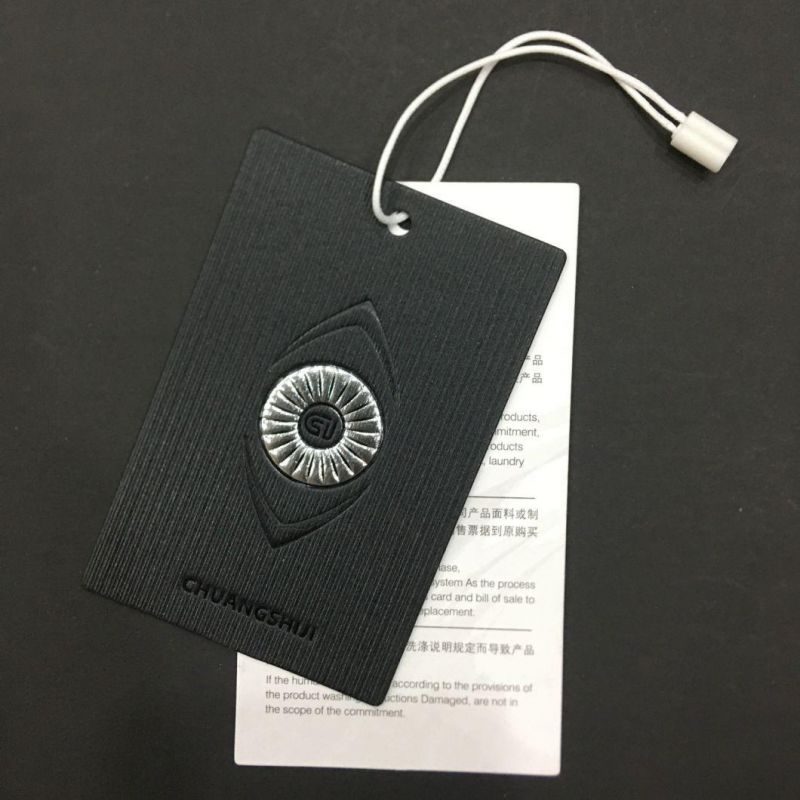 OEM Paper Label Hangtag for Clothing China