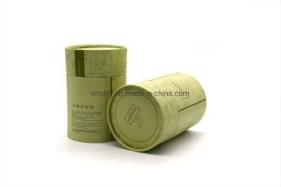 Custom Cosmetic Jewelry Gift Food Paper Can for Tea Storage Cake Mill Packing /Brush Pot/Make-up Tank Packaging Candy/Paper Round Box