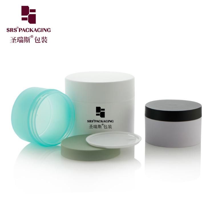 Eco friendly PCR Wholesale Empty PP Plastic Round Cosmetic container Skincare Cream Jar 15g 30g 50g 80g 100g 120g 150g 200g 300g 400g 500g Skin Care Packaging