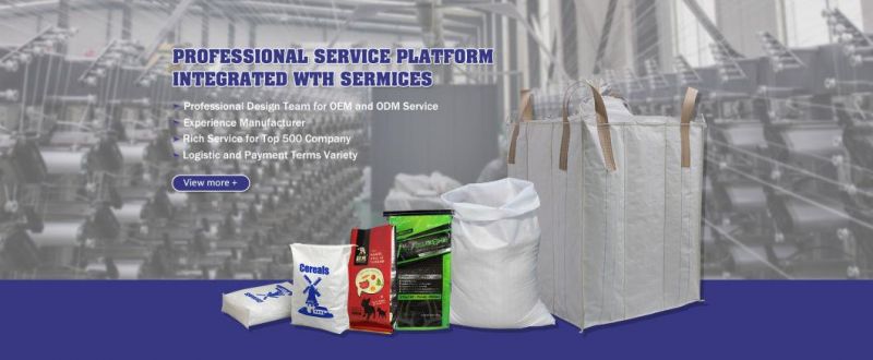 PP Woven 50kg of Cement Bags Sacks with Open Mouth and Stand up Bottom
