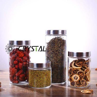 1200ml 40oz Big Storage Jar / Bottle for Rice with Stainless Steel Lids