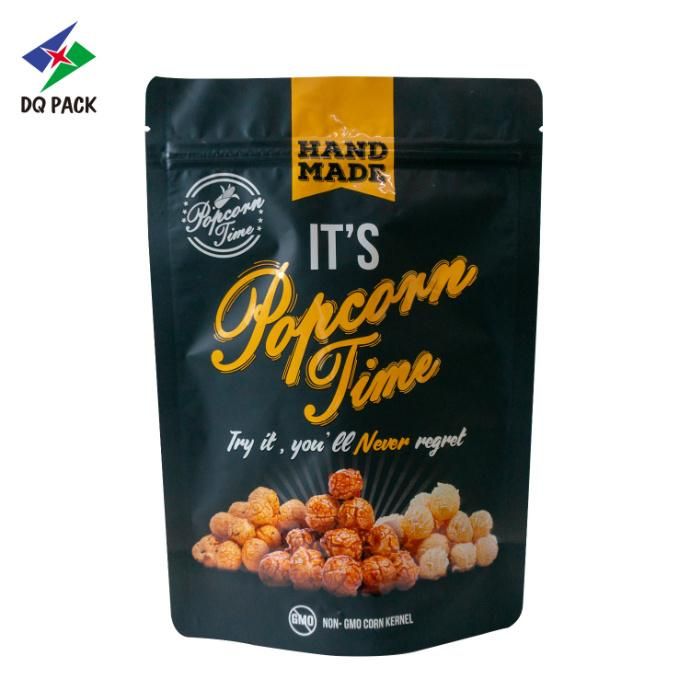 UV Printing Popcorn Packaging Stand up Pouch with Zipper