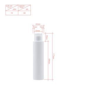 180ml Pet Bottle Cosmetic Packaging Screw Cap Skincare Lotion Bottle