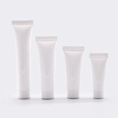 Empty White PE Plastic Tube Container for Hand Cream Cosmetic