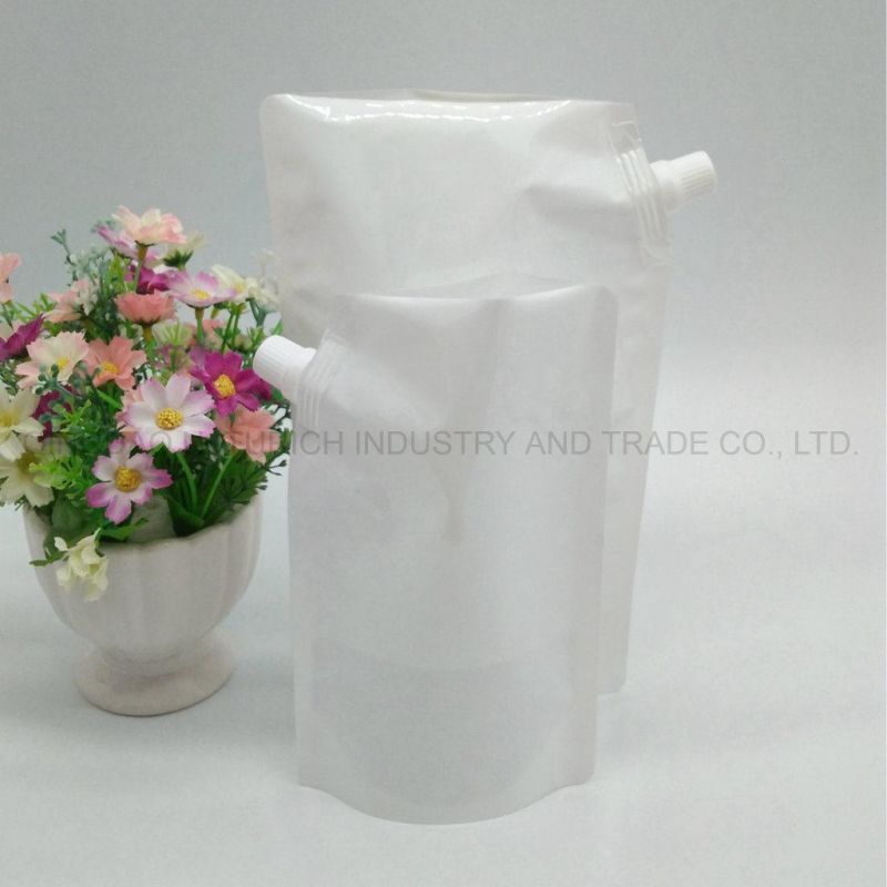 1.2lt Wall Adhesive Spout Bag Liquid Packaging Bag for Wall Adhesive