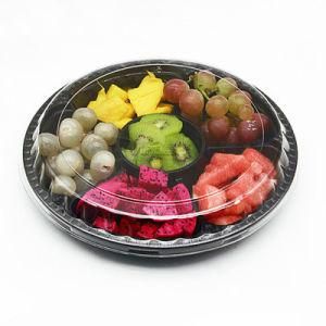 Plastic Anti-Fog Fruit Salad Six Divided Box