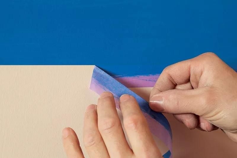 UV Resistance No Residue Blue Crepe Paper Masking Painter′s Adhesive Tape Easy to Remove