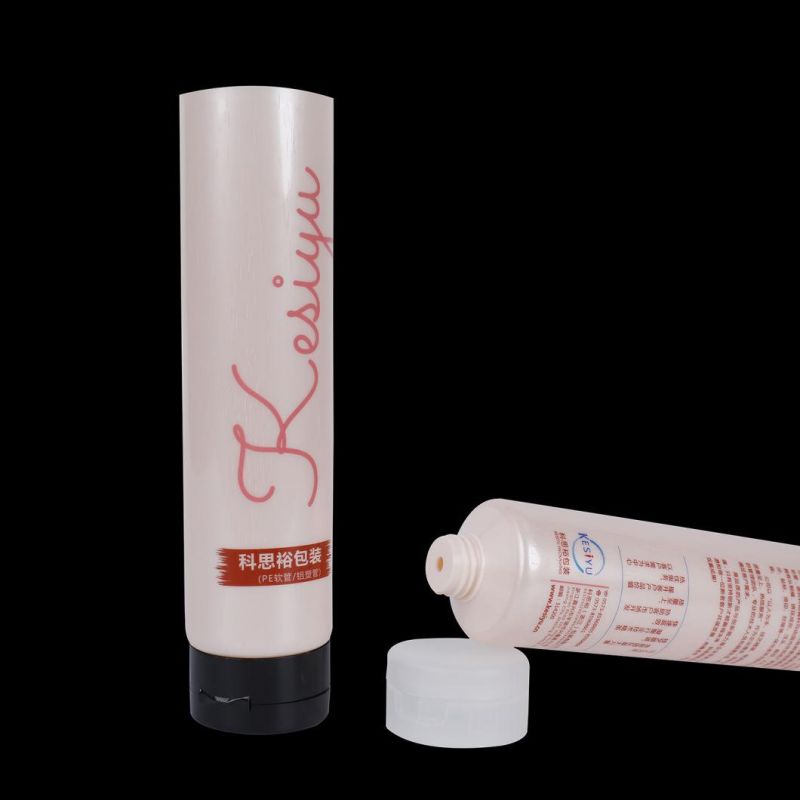 Round Tubes Refillable Cosmetic Cream Containers Plastic Packaging Squeeze Cosmetic Containers Tube Cream Lotion Soft Tube