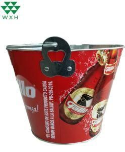 4L OEM Logo Metal Tin Bucket for Wine, Ice or Beer Canning