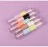 6.5ml Lip Gloss Tubes Custom Logo Lip Gloss Tubes with Pink Color Lid Wand Short Lip Gloss