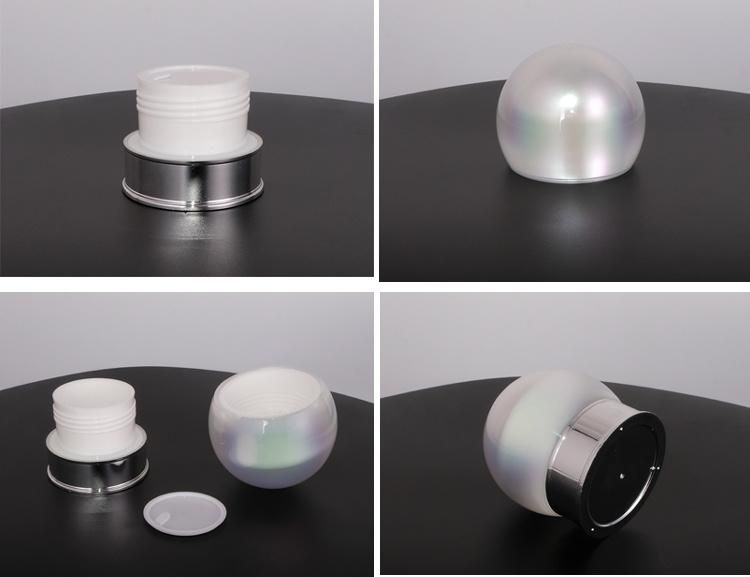 5g 10g 15g 20g 30g 50g Acrylic Round Pearl Shape Cream Jar