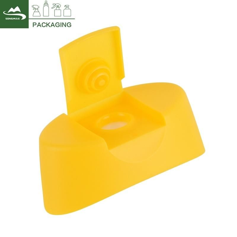 38/400 Plastic Flip Top Bottle Cap Silicone Valve for Laundry Liquid Shampoo Shower Gel