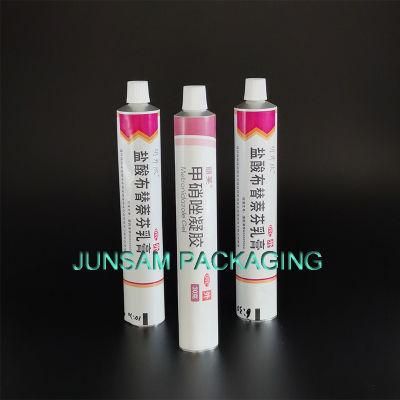 Printing Aluminium Collapsible Tube Cosmetic Packaging Pigment Container