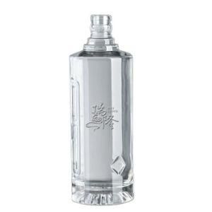 Factory Direct Sale 250ml 375ml 500ml 700ml Normal White Brandy Sake Tequila Glass Bottle with Cork Cap
