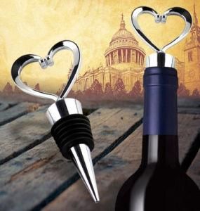 Promotion Gifts for Wine, Loving Heart Wine Bottle Stopper