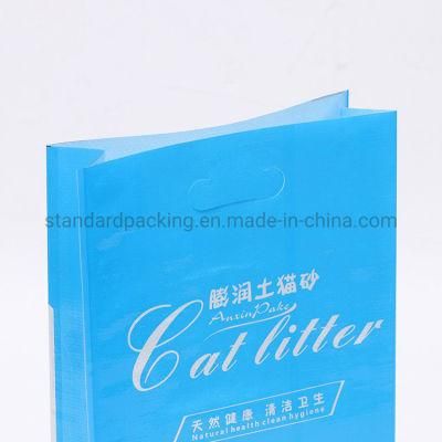 Custom Logo BOPP Laminated PP Woven Hibags Empty Cat Litter Sand Plastic Packaging Bag