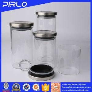 High Borosilicate Airtight Glass Jars with Metal/Bamboo/Wooden Lid