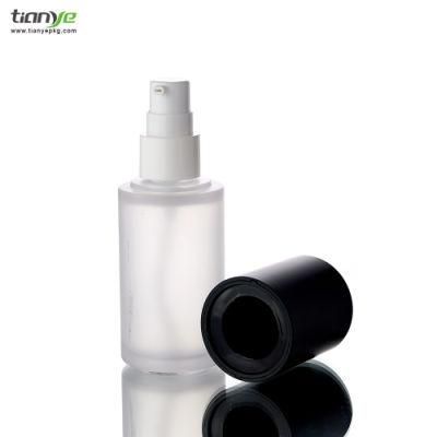 50 Ml Cylinder and Flat Shoulder Pet Essence Bottle