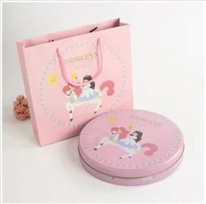 Pink Moon Cake Tin Box Cake Gift Wrapping Tin Box The Packing Bag