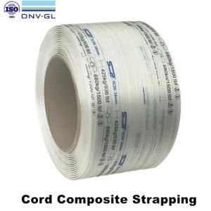 DNV GL, ISO9001 Certificate Cord Composite Strapping For Packing