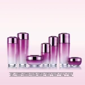 150ml Airless Pump Glass Cosmetic Jar Container &amp; Bottle
