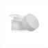 Empty Milk White Round Glass Cosmetic Container Jar Cream