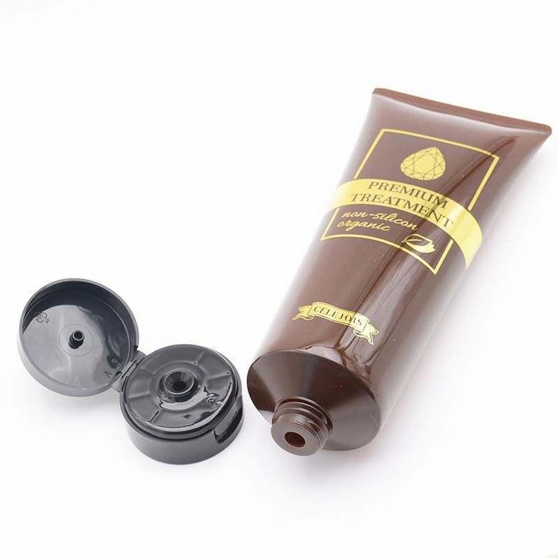 Custom Color Round Shape Empty Plastic Hair Treatment Cream Tube
