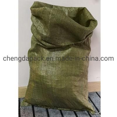 Strong Resistant Puncture Agriculture Industrial Use PP Woven Sand Gravel Bags Made in China 25kg Sugar Packing Plastic Bag