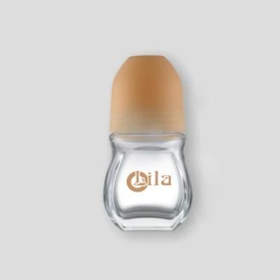 Clear Empty Wholesale Cosmetic Packaging Glass Bottle 10ml Glass Roller Bottles with Roll on Ball