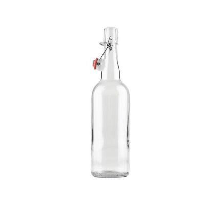 Wholesale New Style 1000ml Glass Swing Top Bottle Flip Top Bottle