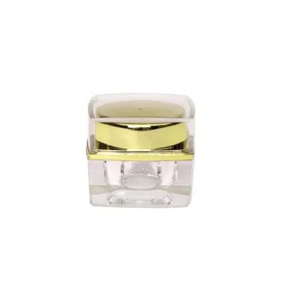 20g Acrylic Green Cream Jar for Cosmetic