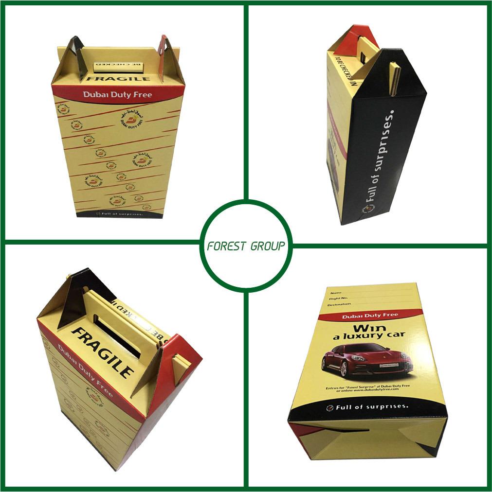 Duty Free Shops Wine Beer Carrier Packaging Box