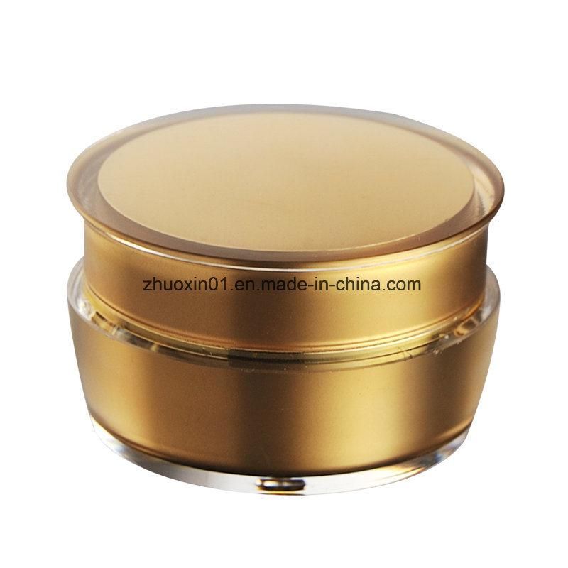 Good Quality 15g 30g 50g Empty Frosted Cosmetic Acrylic Plastic Jar with Lid