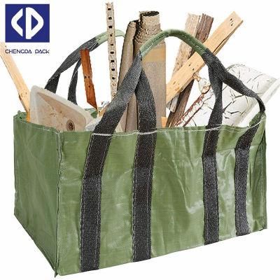 PP Woven Construction Waste Collection Garden Dumpster Skip Bag
