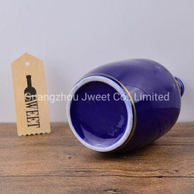 Custom 300ml 750ml Ceramic Porcelain Packaging Bottle