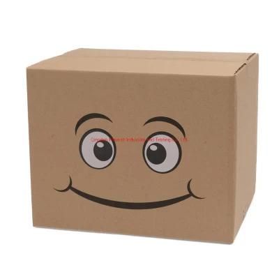 Brown Corrugated Cardboard Packaging Carton Box for Express Service and Mailing Purpose