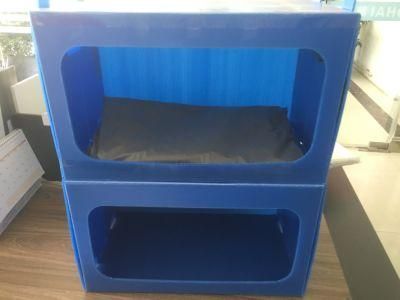 Light-Weight Damp-Proof Plastic Hollow Board Container PP Corrugated Storage Boxes