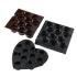 Durable Thermoformed Heart-Shaped Blister Plastic Chocolate Trays