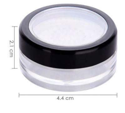 10g Empty Loose Powder Compact with The Grid Sifter Puff Jar Packing Container Powdery Cake Box Cosmetic Case