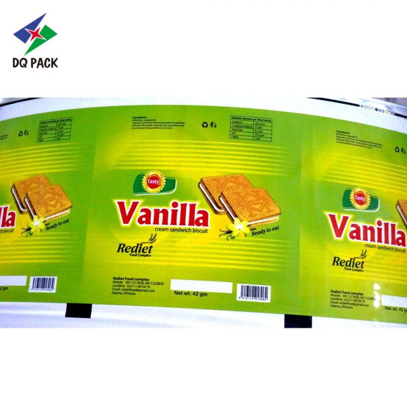 Customized Printing Packing for Cookies Plastic Film